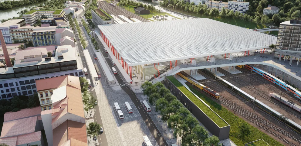 Terminál na Smíchovském nádraží vyprojektuje Sudop, nejlevnější nabídku město vyloučilo