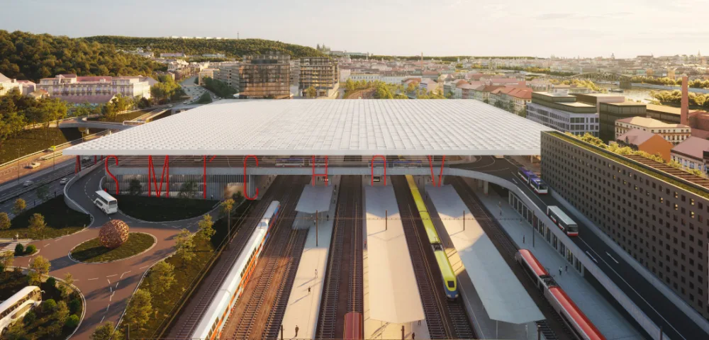 Terminál na Smíchovském nádraží vyprojektuje Sudop, nejlevnější nabídku město vyloučilo