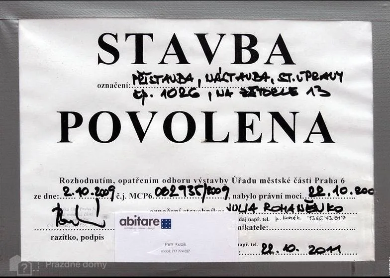Vila v pražské Bubenči.