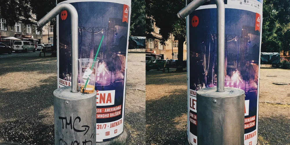 LEPŠÍ MĚSTO: Polepené skříňky na Žižkově a špinavá mlžítka na Výtoni