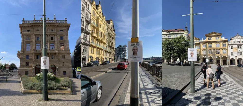 Reklama pirátského kandidáta zmizela z ulic Prahy. Cítíme se poškozeni nejen finančně, komentuje situaci strana.