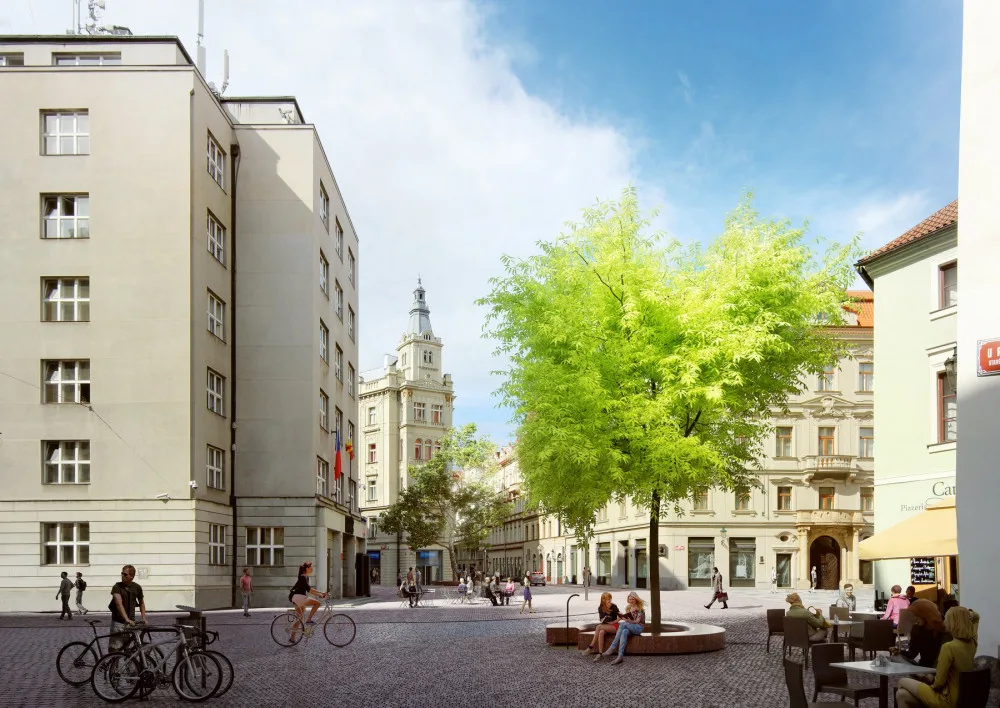 FOTO: Nová podoba Mariánského náměstí: stane se místem odpočinku i místem kultury