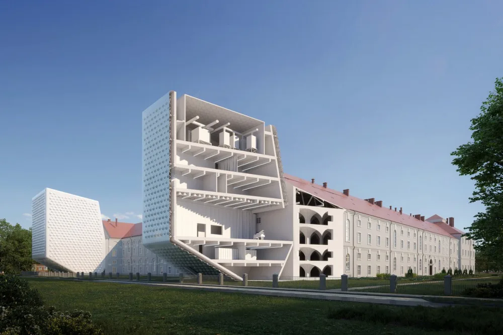 VIZUALIZACE: Invalidovnu doplní moderní dostavba. Nově bude areál přístupný veřejnosti