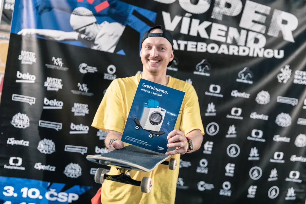 FOTO: Na Štvanici se o víkendu konalo mistrovství ve skateboardingu. Mistrem ČR je Habanec