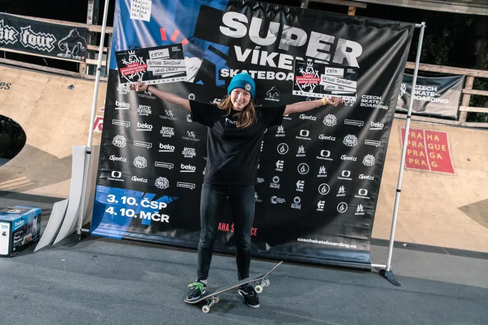 FOTO: Na Štvanici se o víkendu konalo mistrovství ve skateboardingu. Mistrem ČR je Habanec
