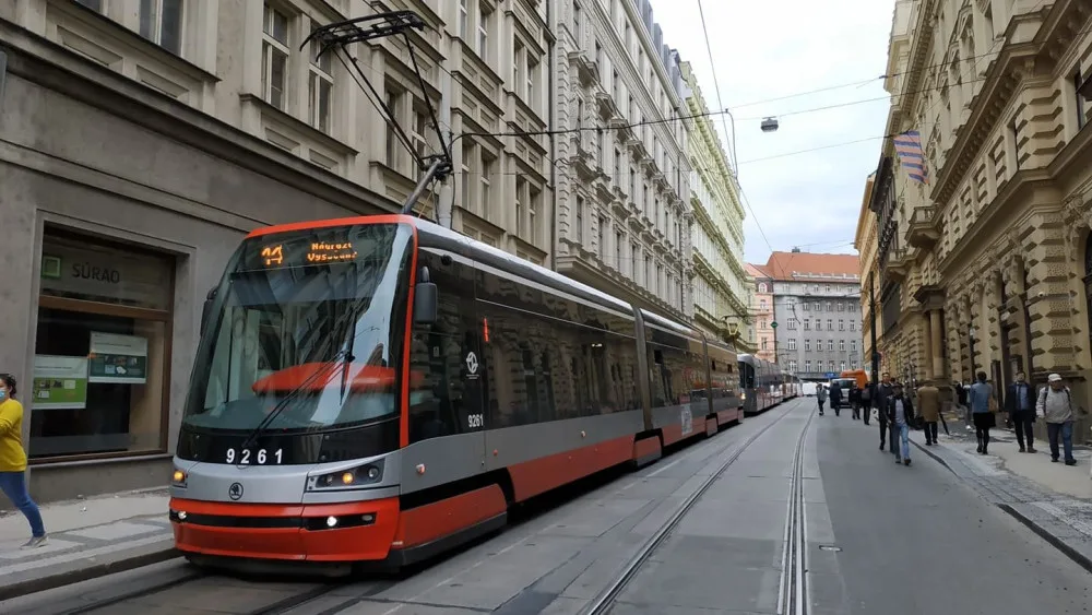 kolony tramvají