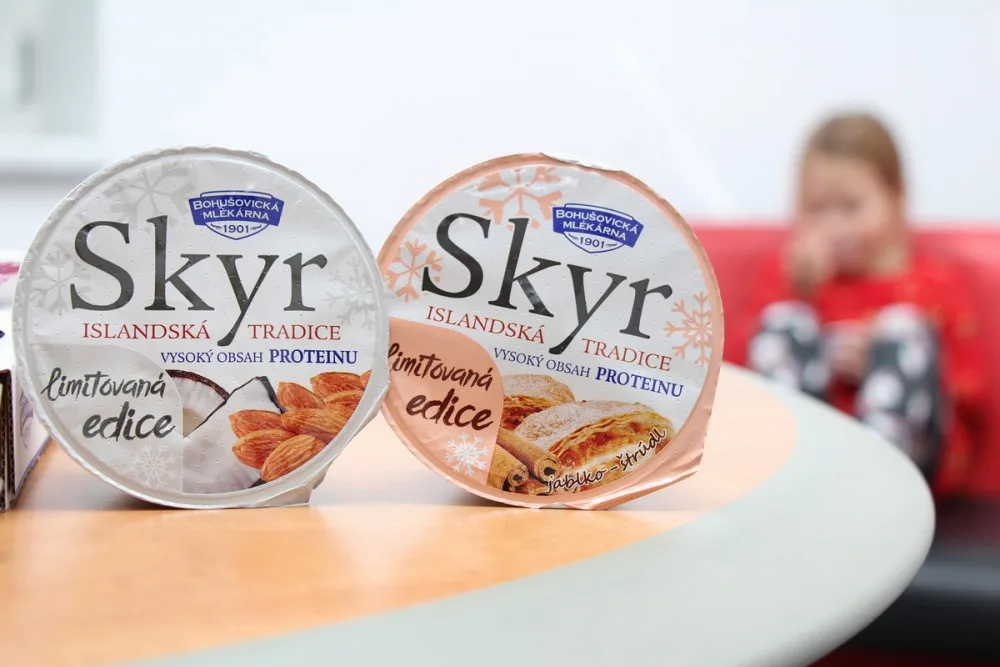 Islandská tradice v českých domovech. SKYR Bohušovické mlékárny představuje zimní edici