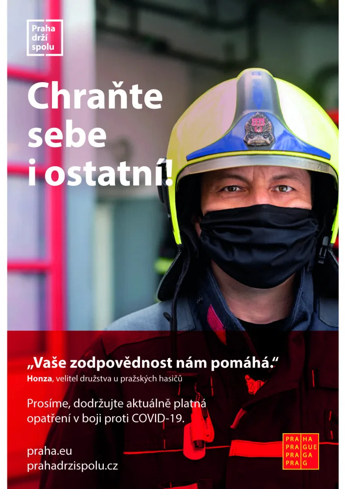 FOTO: Tvářemi nové kampaně hlavního města proti koronaviru budou lidé v první linii