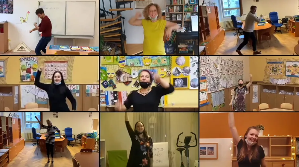 VIDEO: Učitelé ze základní školy v Praze 8 natočili video proti „koronanálade“. Vyzývají i další kolegy