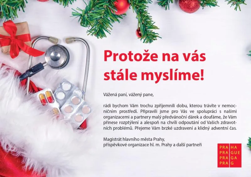 FOTO: Děti a senioři v nemocnicích dostali od Prahy v předvánočním čase více než 27 tisíc dárků