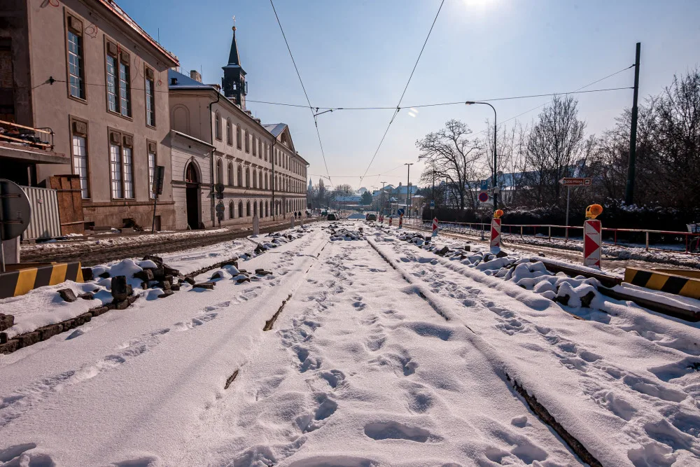 Trať Chotkovy sady - Malostranská právě prochází náročnou opravou