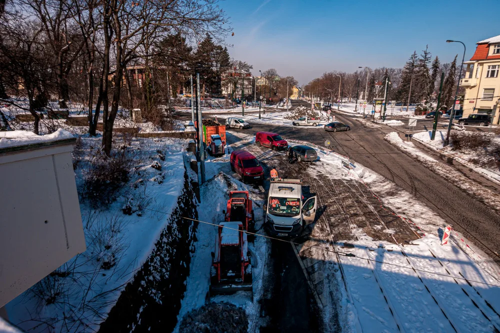 Trať Chotkovy sady - Malostranská právě prochází náročnou opravou