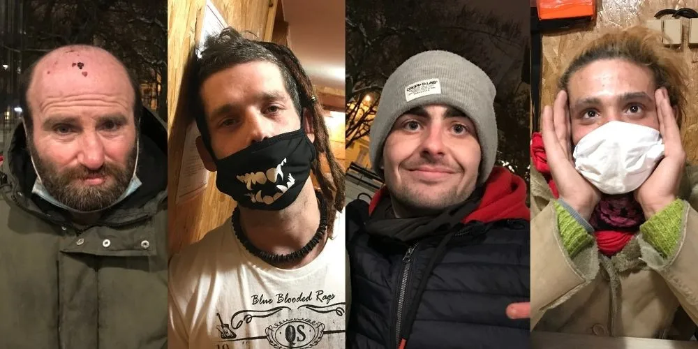 Podívejte se na místa, kde pražští lidé bez domova tráví mrazivé noci