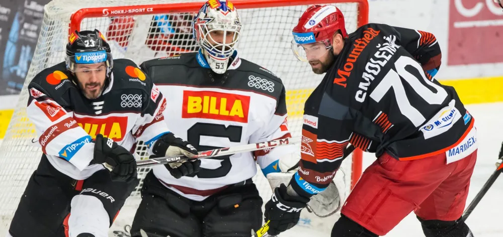 Sparta porazila Hradec Králové. Výhra k návratu na první místo extraligy nestačila