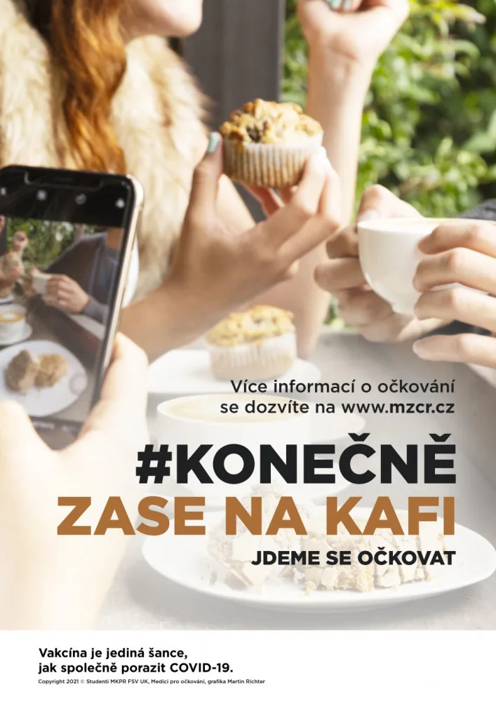 (K)očkujte se, vyzývají studenti Univerzity Karlovy, kteří nabízejí zdarma vlastní návrh kampaně pro očkování