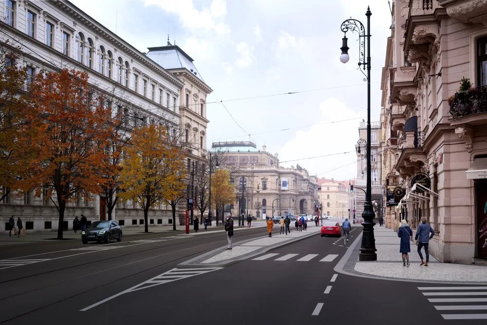 Největší proměna centra Prahy za poslední desítky let. Smetanovo nábřeží se dočká plynulejší dopravy i nových stromů