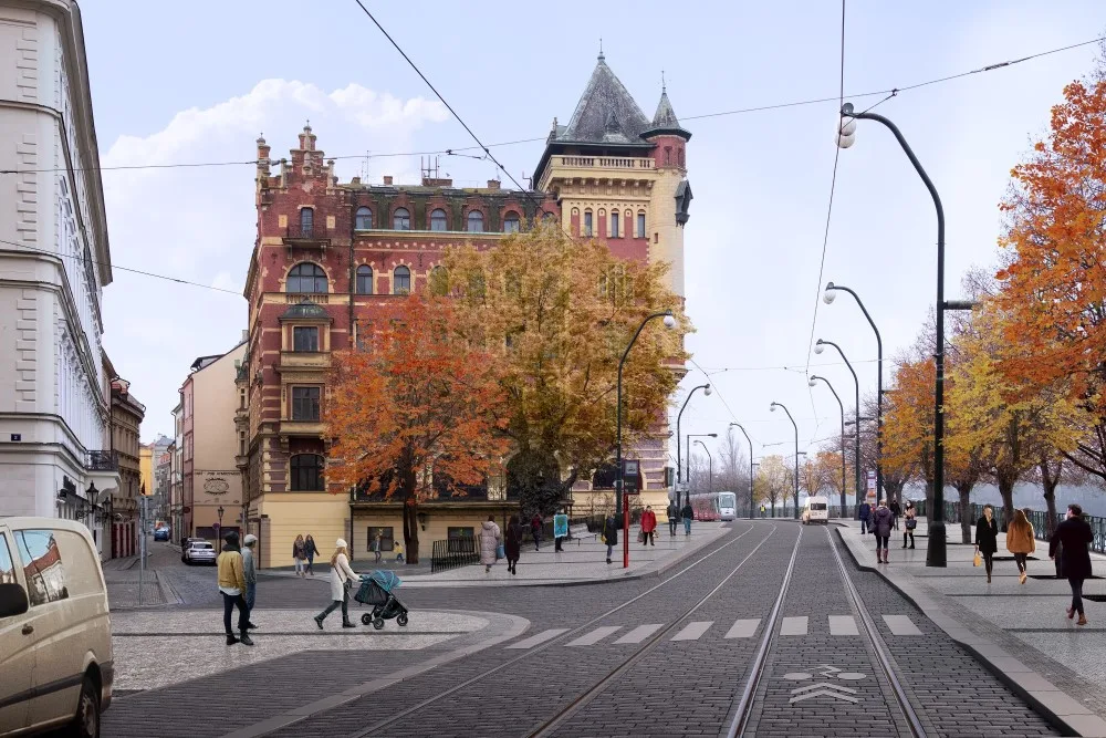 Největší proměna centra Prahy za poslední desítky let. Smetanovo nábřeží se dočká plynulejší dopravy i nových stromů