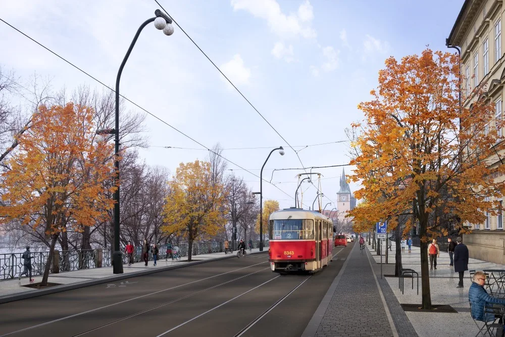 Praha 2 nesouhlasí s dopravním omezením na Smetanově nábřeží. Povede ke zvýšení dopravní zátěže