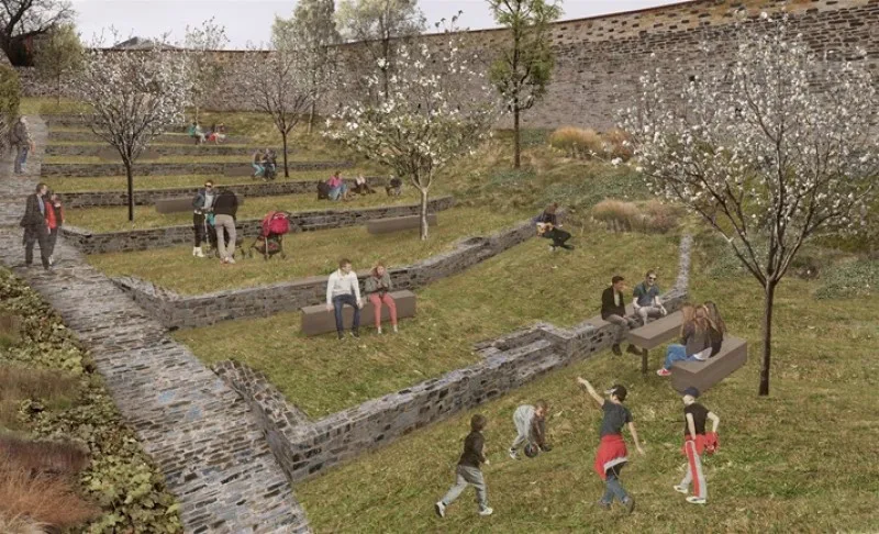 Pražský park U Hradeb projde obnovou. Podívejte se, jak bude vypadat