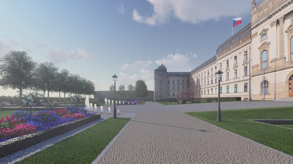 Zahrada Strakovy akademie projede rekonstrukcí. Vyjde na 80 milionů