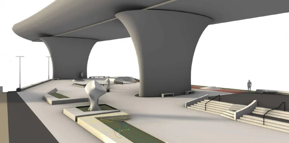 Pod mostem u hlavního nádraží může vyrůst skatepark. Akci blokují České dráhy