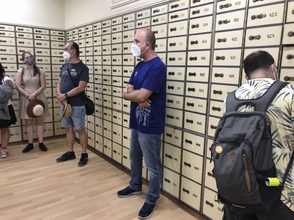 bankovní trezor v Petschkově paláci