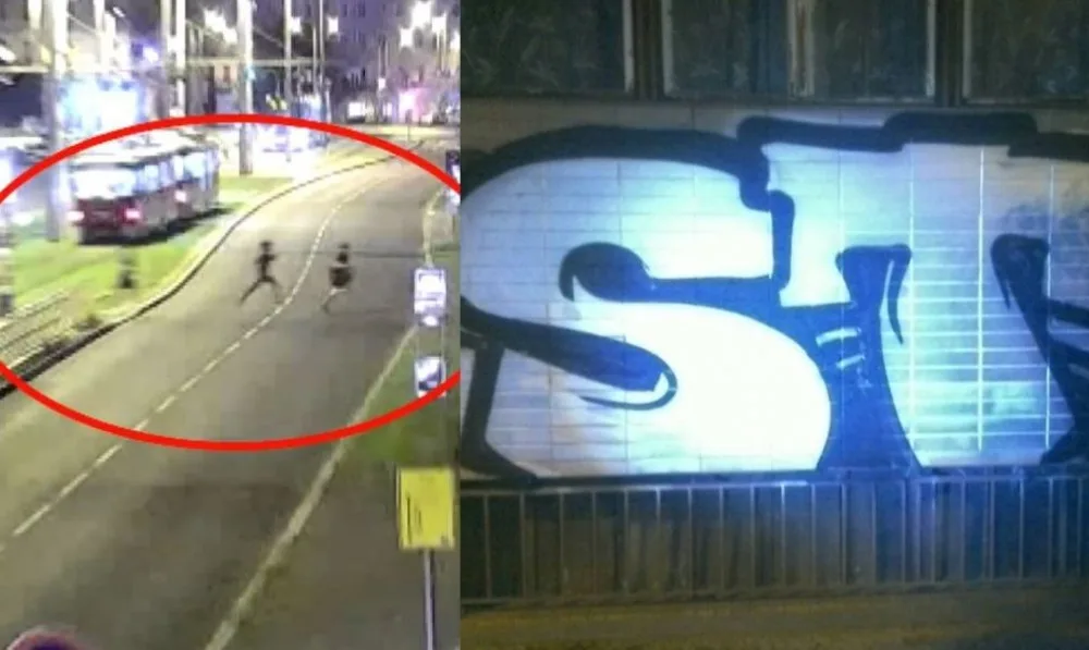 Muž tvrdil, že sprejoval na legální zeď. Když strážníci chtěli vidět fotky, hodil mobil do řeky