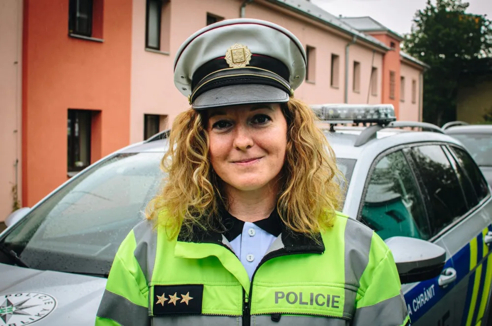 Policie pro mě znamená pracovní jistotu, říká zástupce vedoucího Dopravního inspektorátu Lucie Ksandrová