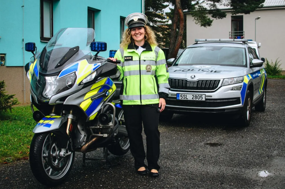 Policie pro mě znamená pracovní jistotu, říká zástupce vedoucího Dopravního inspektorátu Lucie Ksandrová
