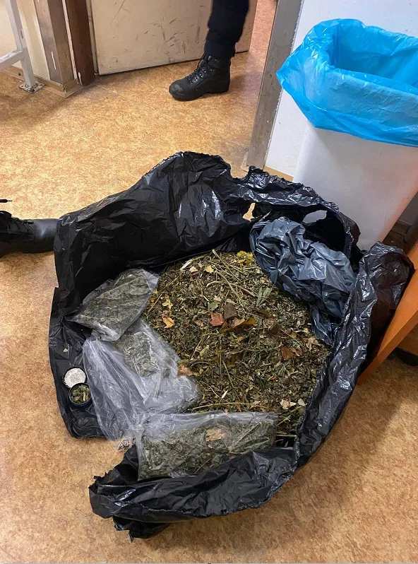 Slušný úlovek. Policisté zadrželi muže a kilem a půl marihuany