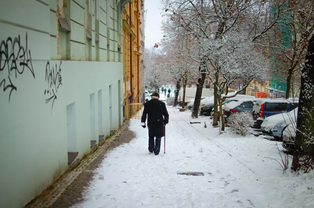FOTOGALERIE: Praha pod sněhem. Podívejte se na fotky ze zasněženého hlavního města
