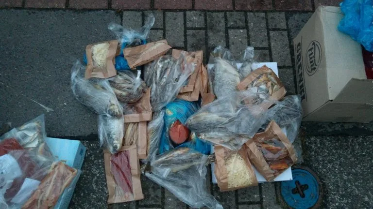 Veterináři s policisty v autě objevili živé ryby bez vody a pochybné potraviny. Jde o týrání zvířat