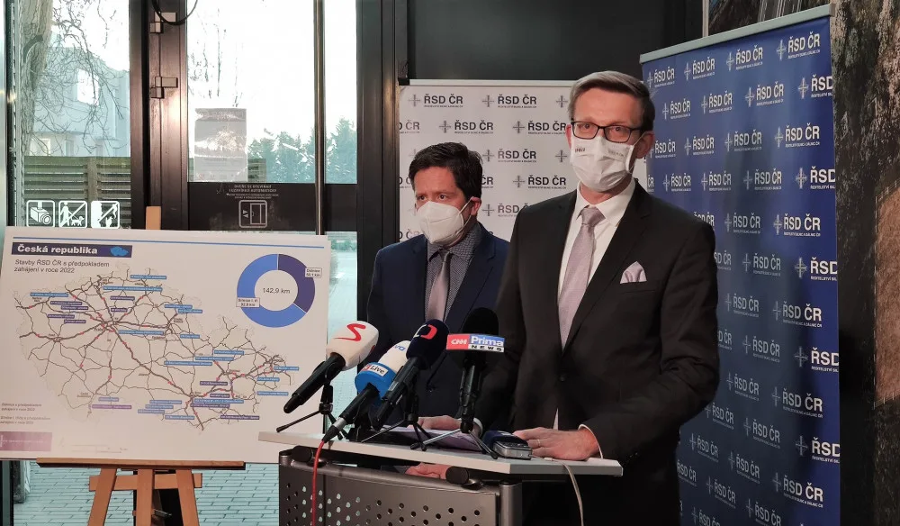 Martin Kupka na tiskové konferenci.