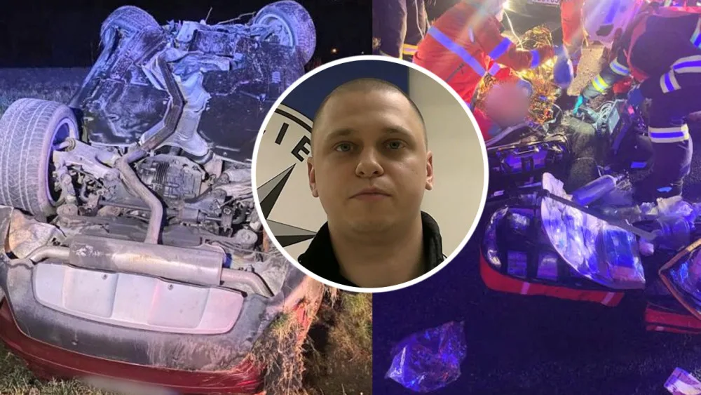 Policista cestou z práce zachránil dvě ženy z převráceného auta, kterému hrozil požár