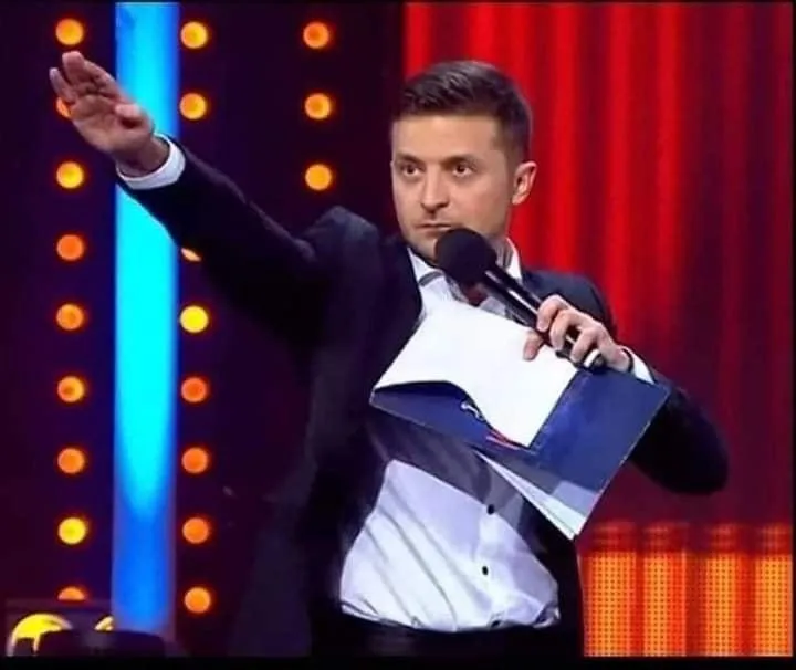 Hajlující Zelenskyj se šíří řetězovými maily. Jde o fake