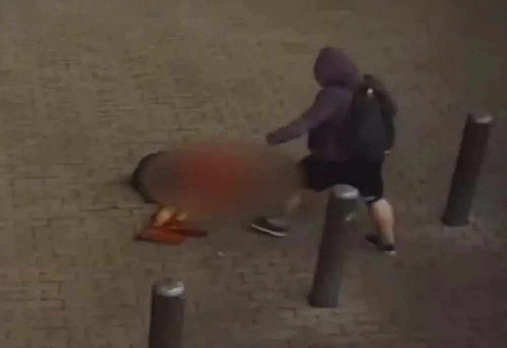 VIDEO: Bývalý voják brutálně napadal lidi v Praze. Útočil cihlou, pěstmi i kopanci