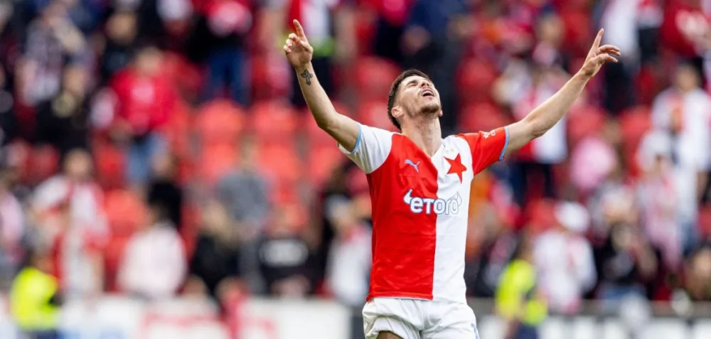 Plavšič se trefil poprvé za Slavii. Nejhezčí gól kariéry, řekl ke čtyřicetimetrovému lobu