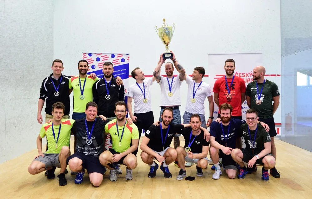 Pražští squashisté jsou nejlepší z republiky. SC Strahov má jednadvacátý mistrovský titul