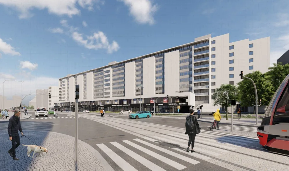 Jedny z nejškaredších paneláků v Praze se dočkají nové podoby. Začala jejich oprava