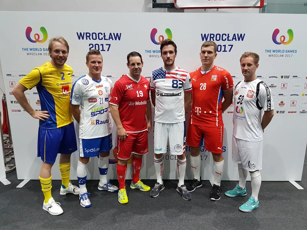 Kapitáni florbalových týmů na Světových hrách 2017