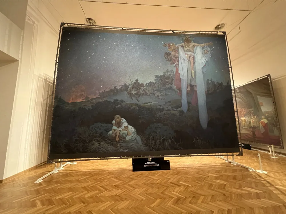 Plátna jsou v současné době v Moravském Krumlově.