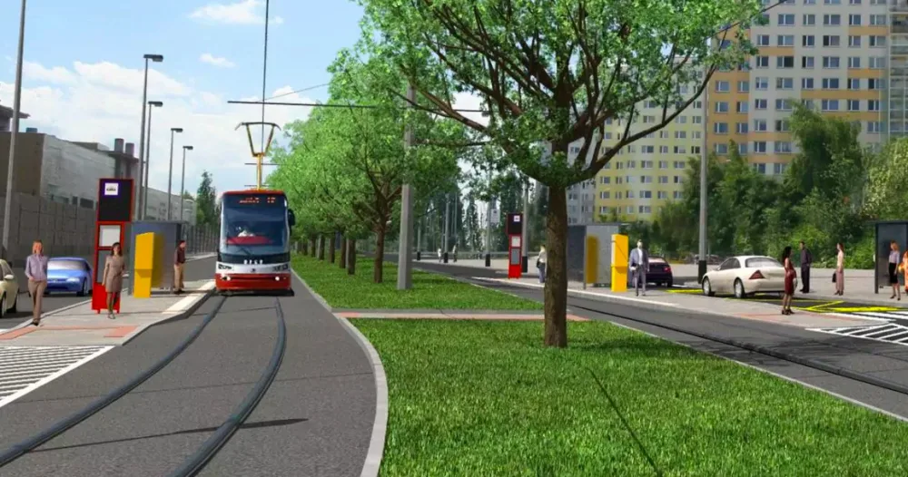 Dopravní podnik zahájil stavbu tramvajové trati z Divoké Šárky na Dědinu