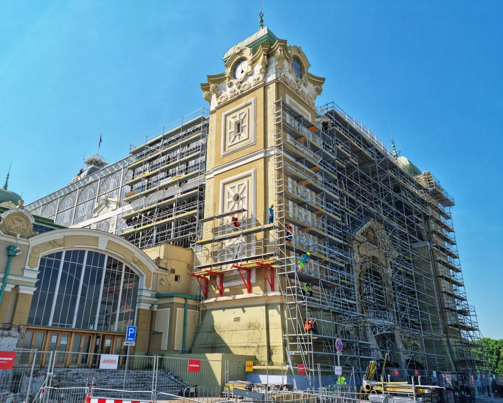 Průmyslový palác prochází rekonstrukcí
