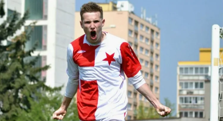 Jakub Jankto v dresu Slavie.