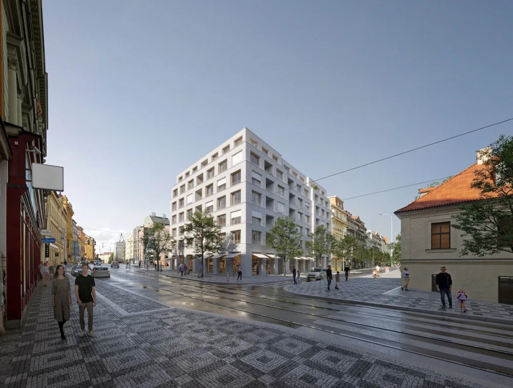 VIZUALIZACE: Podívejte se, jak bude vypadat plánovaný bytový dům na Smíchově