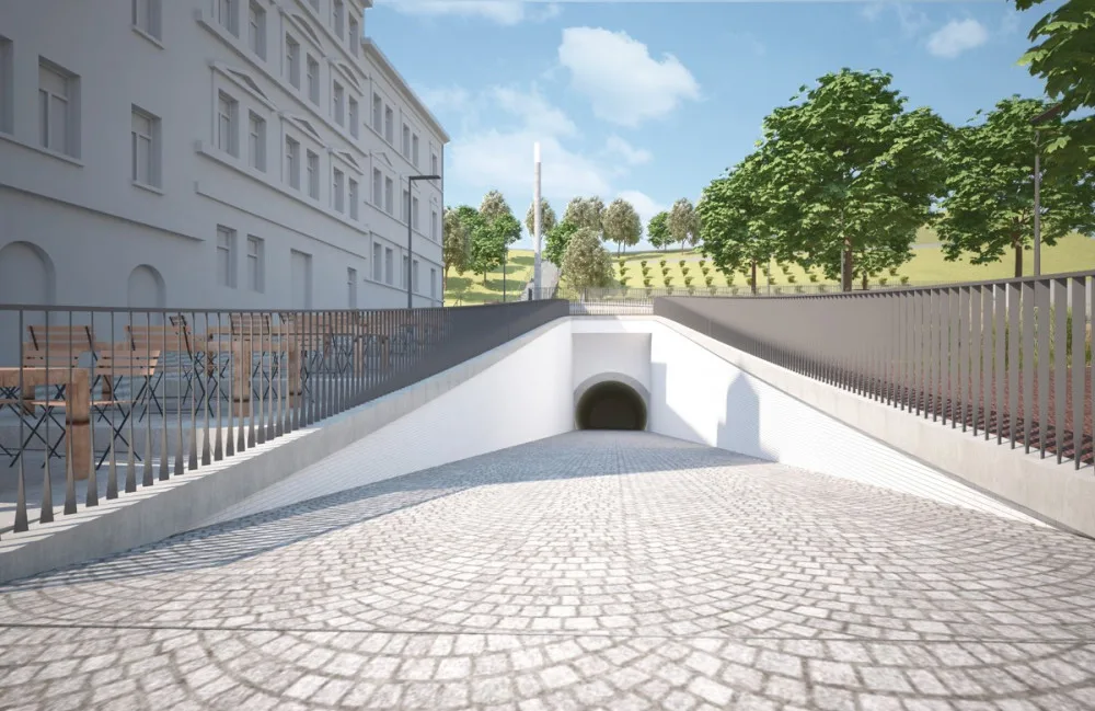 Kdo pomaluje vyústění Žižkovského tunelu? Praha 3 vyhlásila výtvarnou soutěž