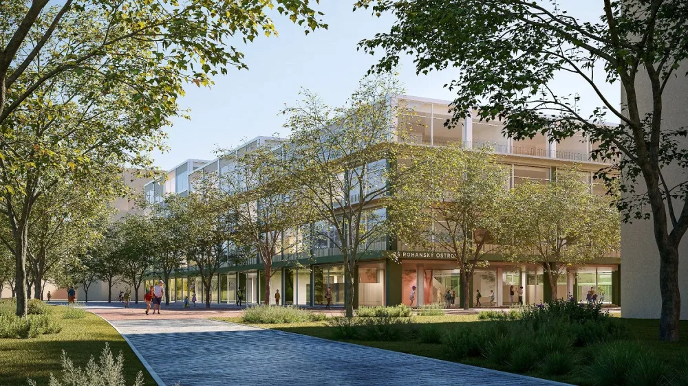 Praha získá od developera přes půl miliardy na park a školu na Rohanském ostrově