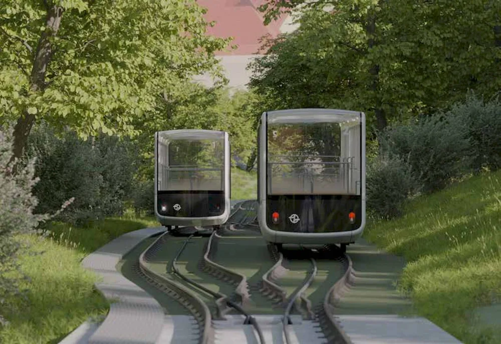 Nové vozy lanovky na Petřín vytvořila designérka, která navrhla tramvaj i erotické pomůcky
