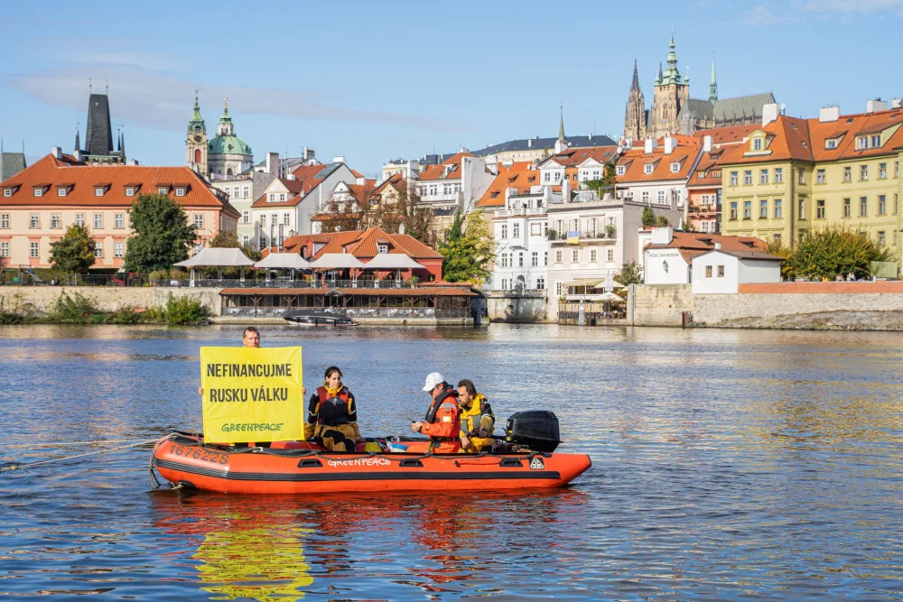 Putinův krvavý plyn. Na Vltavě vznikl plynovod