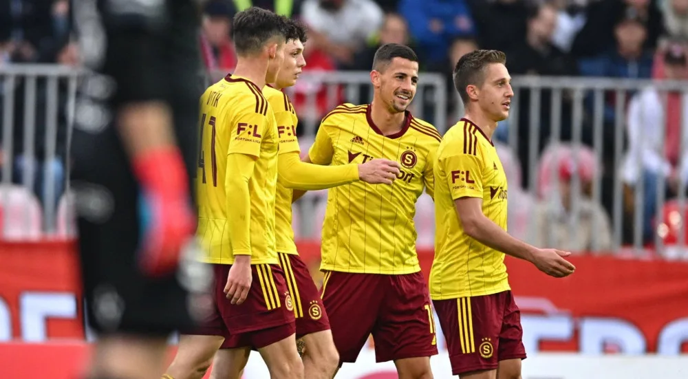 Sparta porazila Brno 4:0 a upevnila si třetí místo v tabulce